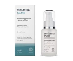 Sesderma Salises Moisturizing Gel Cream Drėkinantis gelinis kremas veidui, 50 ml