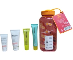 Set Biotherm: Collagen Fit Hydrating Body Kreminis Body, 20 ml + Collagen Fit Firming &amp; Toning Body Milk Morning &amp; Evening, 50 ml + Aquascreen Activewear Hydrating &amp; Protecting Daily Fluid For Face SPF 50+, 40 ml + Aquasource Electrolyte Moisturising Daily E