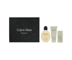 Set Calvin Klein: Obsession Eau De Toilette For Men, 125 ml + Obsession Anti-Sweat Dezodorantas Stick For Men, 75 g + Obsession Calming After-Shave Balm, 75 ml