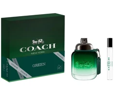 Set Coach: Žalias Eau De Toilette For Men, 100 ml + Žalias Eau De Toilette For Men, 10 ml