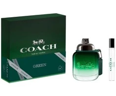 Set Coach: Žalias Eau De Toilette For Men, 100 ml + Žalias Eau De Toilette For Men, 10 ml