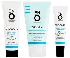 Set Codexial: Enocare Vitamin B5 Hydrating Hand Kreminis, 50 ml + Enocare Vitamin B5 Hydrating &amp; Repairing Lūpų balzamas Treatment, 15 ml + Enocare Glycerin Hydrating Kreminis For Face, 30 ml