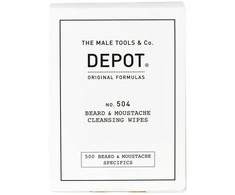 Set Depot 500 Beard &amp; Mustache Specifics No. 504 Beard &amp; Moustache Cleansing Wipes, 12 vnt.