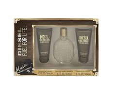Set Diesel: Fuel for Life Dušo želė All Skin Types, 2 vnt., 50 ml + Fuel for Life Eau De Parfum For Women, 50 ml