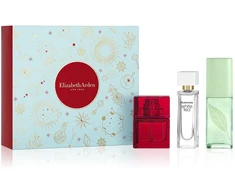 Set Elizabeth Arden: Raudona Door Eau De Toilette For Women, 10 ml + Baltas Tea Eau De Toilette For Women, 10 ml + Žalias Tea Scented Purškiklis For Women, 15 ml