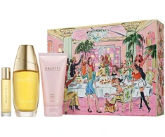 Set Estee Lauder: Beautiful Eau De Parfum For Women, 75 ml + Beautiful Eau De Parfum For Women, 10 ml + Beautiful Hydrating Daily Losjonas kūnui, 75 ml