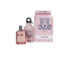 Ikks Rinkinys „Little Woman“: tualetinis vanduo moterims, 100 ml + „Little Woman GWP“ stiklinis vandens buteliukas Rožinė
