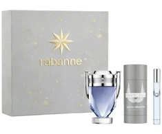 Set Paco Rabanne: Invictus Eau De Toilette For Men, 100 ml + Invictus Eau De Toilette For Men, 10 ml + Invictus Anti-Perspirant Dezodorantas Stick For Men, 75 g