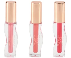 Set Profusion Cosmetics: Dream Pout Lip Oil Rose Veil 2.3 ml + Dream Pout Lip Oil Coral Muse 2.3 ml + Dream Pout Lip Oil Ruby Crush 2.3 ml