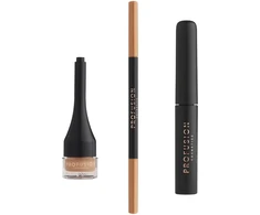 Set Profusion Cosmetics: Ultimate Brow Sculpt Eyebrow Gel Skirtas šviesiems plaukams 1.8 g + Ultimate Brow Sculpt Defining Eyebrow Kreminis Pieštukas &amp; 2-In-1 Skirtas šviesiems plaukams 0.07 g + Ultimate Brow Sculpt Eyebrow Pomade Skirtas šviesiems plaukams, 4 ml