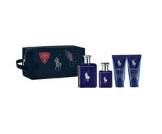 Set Ralph Lauren: Polo Mėlyna Eau De Toilette For Men, 125 ml + Polo Mėlyna Eau De Toilette For Men, 40 ml + Polo Mėlyna Dušo želė &amp; Šampūnas 2-In-1, 50 ml + Polo Mėlyna Moisturizing After-Shave Balm, 50 ml