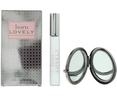 Rinkinys Sarah Jessica Parker: Born Lovely Eau De Parfum moterims, 10 ml *Miniatiūrinis + kompaktiškas veidrodėlis