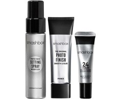 Set Smashbox: Photo Finish Matte Finish Liquid Primer, 12 ml + Photo Finish Setting Purškiklis, 30 ml + Photo Finish Eyeshadow Primer, 7 ml
