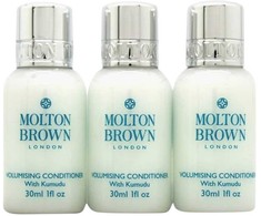 Rinkinys „Trio Molton Brown Kumudu“ plaukų kondicionierius, suteikiantis apimties, 3 vnt., 30 ml