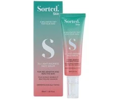 Sorted Skin 3 in 1 Anti-Redness Face Serum serumas raustančiai odai, 30 ml