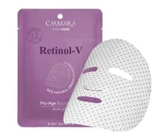 Stangrinamoji veido kaukė Casmara Pro Age Booster Sheet Mask Retinol, su retinoliu, magnetinė technologija