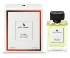 Swiss Arabian Vetiver and Oranžinis EDP parfumuotas vanduo vyrams, 100 ml