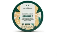 The Body Shop Almond Milk Kreminis Body Scrub kreminis kūno šveitiklis sausai ir jautriai odai, 250 ml