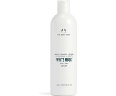 The Body Shop Baltas Musk kūno losjonas, 400 ml