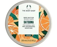 „The Body Shop“ kūno sviestas normaliai odai „Satsuma“ (kūno sviestas), 200 ml