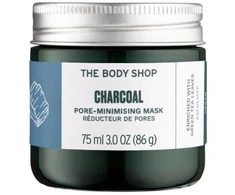 The Body Shop Charcoal Pore-Minimising Mask poras mažinanti anglies veido kaukė, 75 ml