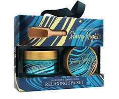 The Indulgent Bathing Co. Starry Nights SET (Peeling 135 g + Bath Salts 105 g)