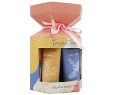 The Indulgent Bathing Co. Tranquil Treats SET (Wash 50 ml + BL 50 ml + Sponge)