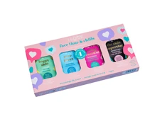 Time &amp; Chills Set I Love: Beautiful Peeling Peeling Sheet Mask For Face, 10 ml + Skin Superstar Detoxifying Sheet Mask For Face, 10 ml + Happy Skin Purifying Sheet Mask For Face, 10 ml + Pure Pores Cleansing Sheet Mask For Face, 10 ml