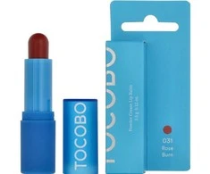 Tocobo Powder Kreminis Lūpų balzamas atspalvį suteikiantis kreminis lūpų balzamas, atspalvis: 031 Rose Burn, 3.5 g