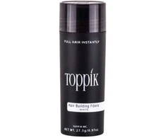 Toppik Hair Building Fibers atspalvį suteikianti priemonė plaukams, atspalvis: Baltas, 27.5 g