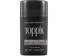Toppik Hair Building Fibers atspalvį suteikianti priemonė plaukams, atspalvis: Medium Brown, 12 g