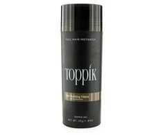 Toppik Hair Building Fibers atspalvį suteikianti priemonė plaukams, spalva: Medium Brown, 55 g