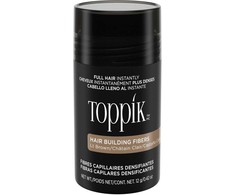 Toppik Hair Building Fibers atspalvį suteikianti priemonė plaukams, atspalvis: šviesiai rudas, 12 g