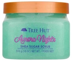 Tree Hut Aurora Nights Shea Sugar Scrub kūno šveitiklis, 510 g