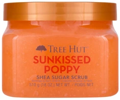 Tree Hut Sunkissed Poppy Shea Sugar Body Scrub kūno šveitiklis, 510 g