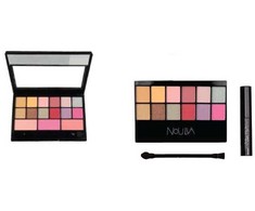 Trousse 237 Set Nouba: Nouba Multi-use Face Palette 12 Shades, 36 g + Nouba Volum Blakstienų tušas