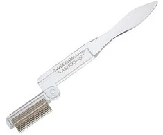 Tweezerman Gold blakstienų šukavimo šukos (Folding Lash Šukos)