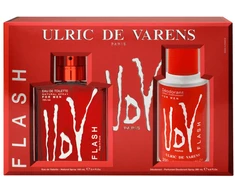 Ulric De Varens Flash rinkinys vyrams (EDT, 100 ml + dezodorantas, 200 ml)