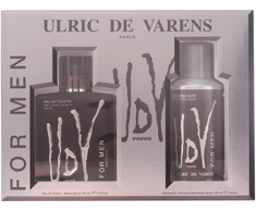 2 dalių rinkinys vyrams Ulric De Varens Men Eau De Toilette Purškiklis, 100ml