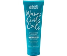 Umberto Giannini Waves Curls Coils Hair Conditioner Hydrating &amp; Defrizzing &amp; Detangling, 250 ml