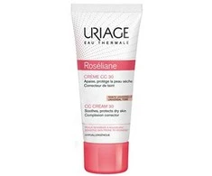 Uriage Roséliane CC Kreminis SPF30 apsauginis CC veido kremas jautriai / į paraudimą linkusiai odai, atspalvis: Universal Tone, 40 ml