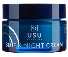 "Usu Cosmetics Mėlyna K-Night Kreminis" naktinis veido kremas 50ml