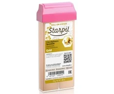 Vaškas kasetėje Starpil Roll-On Gold su aukso dalelėmis, 110 g