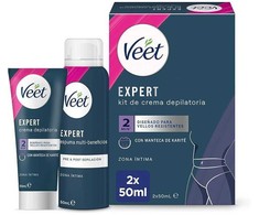 Veet Expert Kit Bikini depiliacinis rinkinys bikini sričiai, 2 x 50 ml