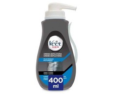 Veet Depilatory Shower Cream Depiliacinis kremas vyrams, 400 ml