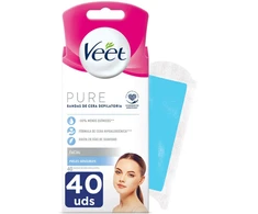 Veet Pure veido vaško juostelės jautriai odai 40 vnt
