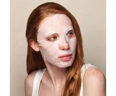 Veido kaukė Iroha Vitamin C + Hyaluronic Acid Illuminating &amp; Hydrating Mask, su vitaminu C ir hialurono rūgštimi, 20 ml