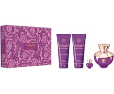 Kvepalų rinkinys moterims Versace Dylan Purple 2024 (EDP, 100 ml + EDP, 5 ml + dušo želė, 100 ml + kūno losjonas, 100 ml)