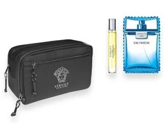 Versace Eau Fraiche Giftset kvepalų rinkinys vyrams (EDT, 100 ml + EDT, 10 ml + kosmetinė)