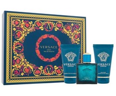 Versace Eros rinkinys vyrams (EDT, 50 ml + dušo želė, 50 ml + balzamas po skutimosi, 50 ml)
